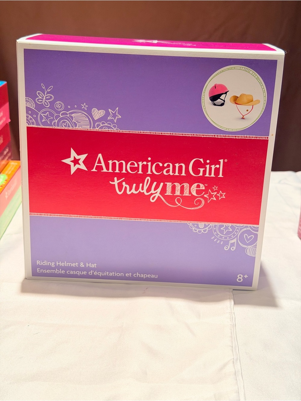 American Girl Truly Me Riding Helmet & Hat Set - NIB/NRFB- Pristine!!
